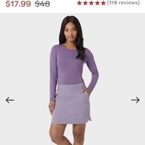 32 Degrees Stretch Woven Skirt